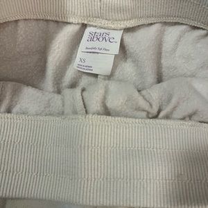 Stars above jogger pajama pants, size: extra small
